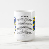 Ralston、起源、意味および頂上 コーヒーマグカップ (中央)