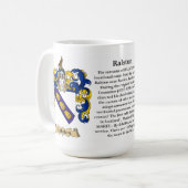 Ralston、起源、意味および頂上 コーヒーマグカップ (正面左)