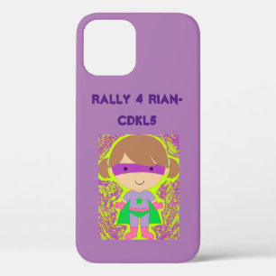 Raly 4 RianギアがCDKL5認識度月をサポート iPhone 12ケース