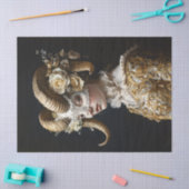 RAMマスク華美仮装コスチュームのデコパージュ 薄葉紙 (クラフト)