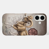 Ram中国の Art iPhoneケースの〔占星術の〕十二宮図年 Case-Mate iPhoneケース (裏面 (横))