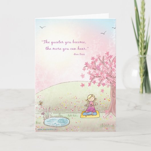 RAM内で開始引用文 – グリーティングカード (正面)