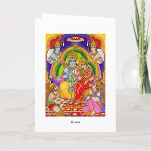 Ram Darbar Greeting Card カード (裏面)