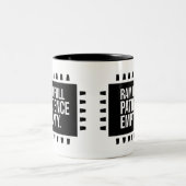 Ram full patiencie empty ツートーンマグカップ (中央)