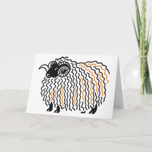 Ram Greeting card サンキューカード (正面)
