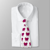 Ram Sheep Goat Lunar Year in Pink Tie ネクタイ (タイ)
