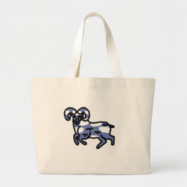 Ram Sign Sky Tote Bag ラージトートバッグ