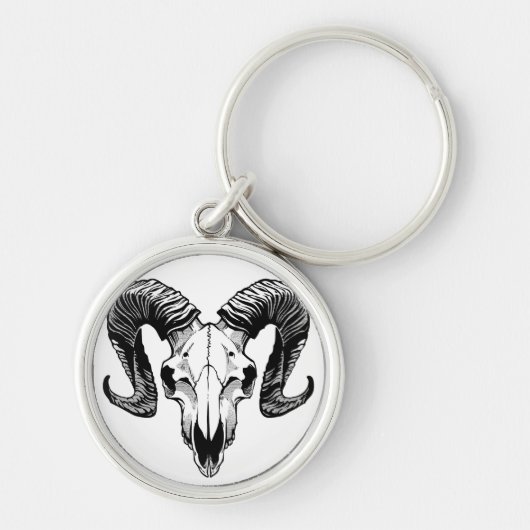 Ram skull キーホルダー (正面)