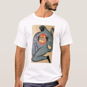 RamaおよびSitaを明らかにするHanuman Tシャツ