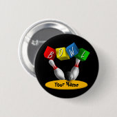 Ramaのボーリングはボーリングをします 缶バッジ (正面&裏面)