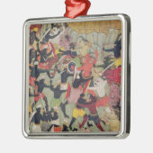 Ramaの軍隊とRavana間の戦い メタルオーナメント (左)