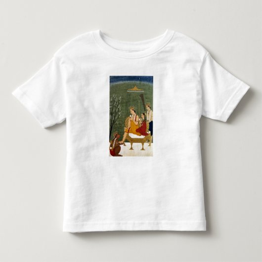 Rama-ChandraとしてVishnuの第7化身 トドラーTシャツ (正面)