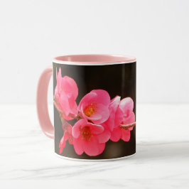 Rama con hermosas flores マグカップ