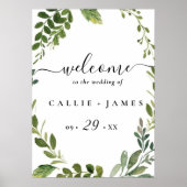 Rama de oliva moderna salve la fecha ポスター (正面)