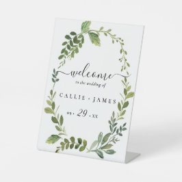 Rama de oliva moderna salve la fecha 台座サイン