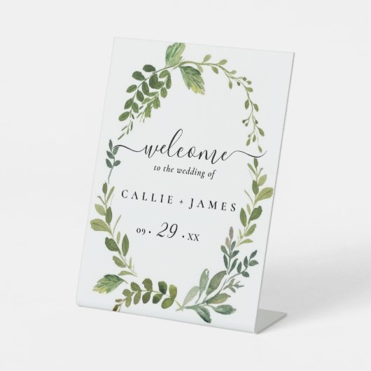 Rama de oliva moderna salve la fecha 台座サイン (正面)