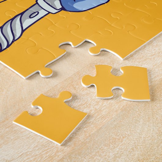 Rama Hindu Deity ジグソーパズル (側面)