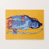Rama Hindu Deity ジグソーパズル (横)