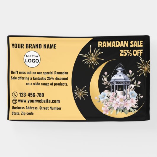 Ramadan Banner for Sale発表 横断幕 (横)