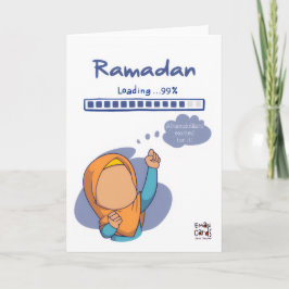 Ramadan Blessings - Cute Girl カード