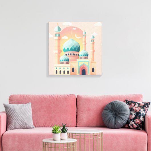 Ramadan Celebration Wall Print  キャンバスプリント (インサイチュ (リビング))