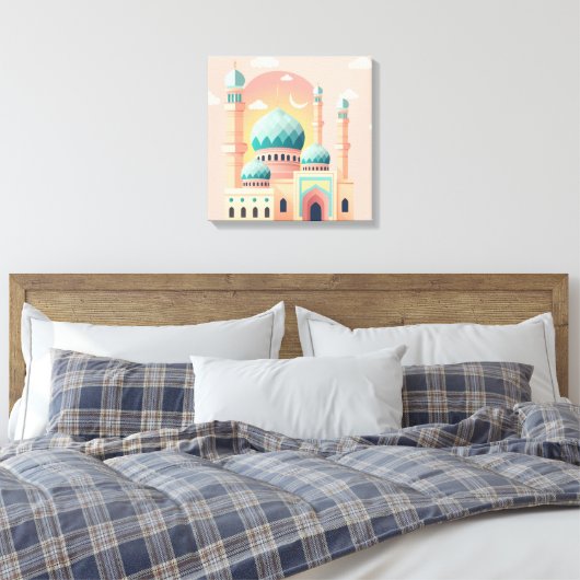 Ramadan Celebration Wall Print  キャンバスプリント (インサイチュ (寝室))