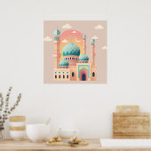 Ramadan Celebration Wall Print  ポスター (キッチン)