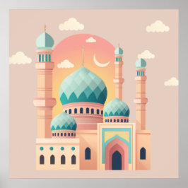 Ramadan Celebration Wall Print ポスター