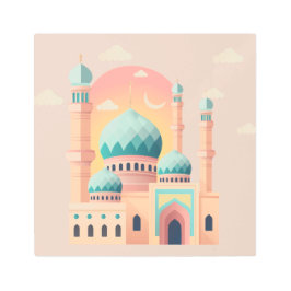 Ramadan Celebration Wall Print メタルプリント