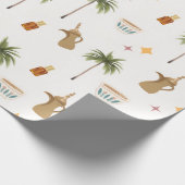Ramadan Coffee & Dates Seamless Pattern ラッピングペーパー (角)