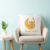 Ramadan Eid Mosque & Moon Accent Pillow クッション (椅子)