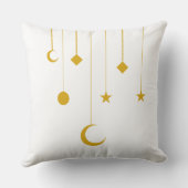 Ramadan Golden Hanging Ornaments Pillow クッション (裏面)