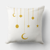 Ramadan Golden Hanging Ornaments Pillow クッション (正面)