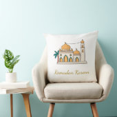 Ramadan Golden Mosque Pillow  クッション (椅子)