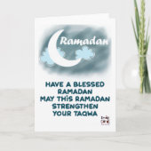 Ramadan - Holy Month Blessings カード (正面)