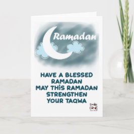 Ramadan - Holy Month Blessings カード