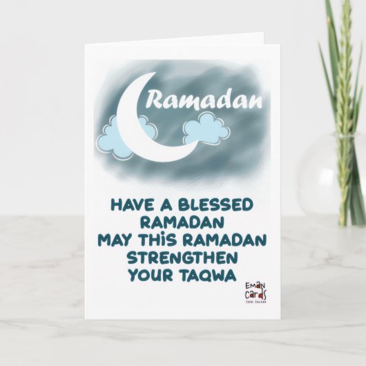 Ramadan - Holy Month Blessings カード (正面)