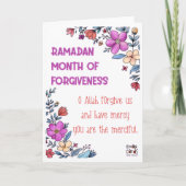 Ramadan - Holy Month Blessings カード (正面)