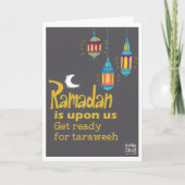 Ramadan - Holy Month Blessings - Taraweeh カード (正面)