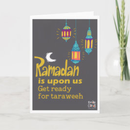 Ramadan - Holy Month Blessings - Taraweeh カード