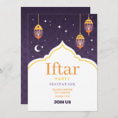 Ramadan Iftar Invitation 招待状 (正面/裏面)