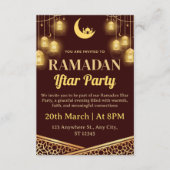 Ramadan Iftar Invitation Card 招待状 (正面)