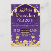 Ramadan Iftar Invitation Card 招待状 (正面)