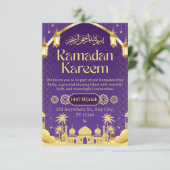 Ramadan Iftar Invitation Card 招待状 (スタンド正面)