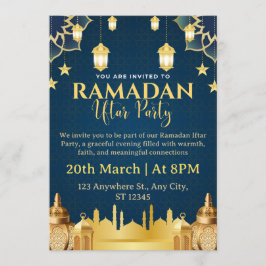 Ramadan Iftar Invitation Card 招待状