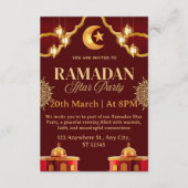 Ramadan Iftar Invitation Card 招待状 (正面)