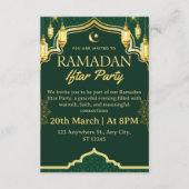 Ramadan Iftar Invitation Card 招待状 (正面)