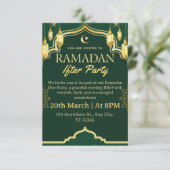 Ramadan Iftar Invitation Card 招待状 (スタンド正面)