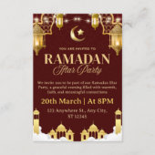 Ramadan Iftar Invitation Card 招待状 (正面)