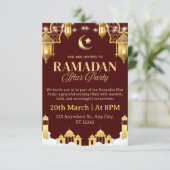 Ramadan Iftar Invitation Card 招待状 (スタンド正面)